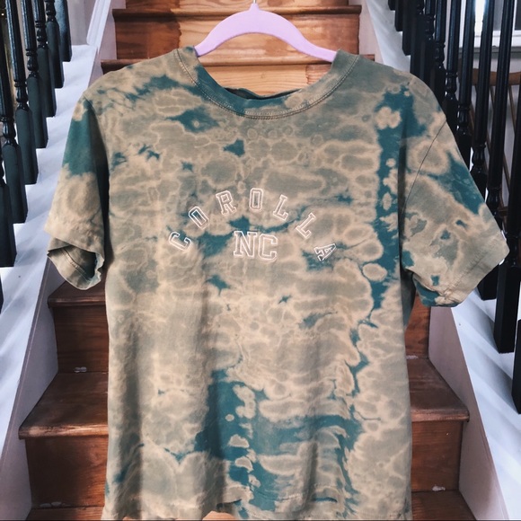 Bleached/ Embroidered T-shirt - Picture 3 of 3